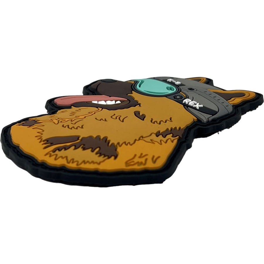 PatchPanel Patriot Pets Rex the Tactical German Shepherd Patch + Sticker