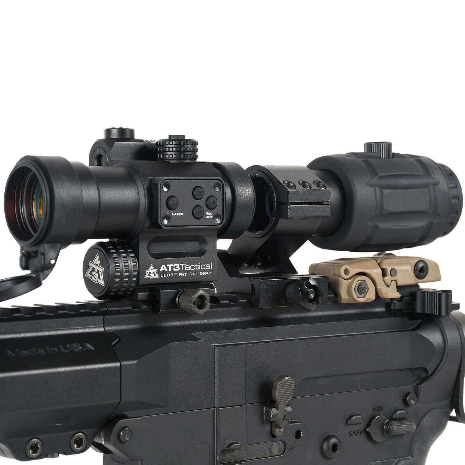 AT3 LEOS Red Dot and RRDM 3x Magnifier Kit