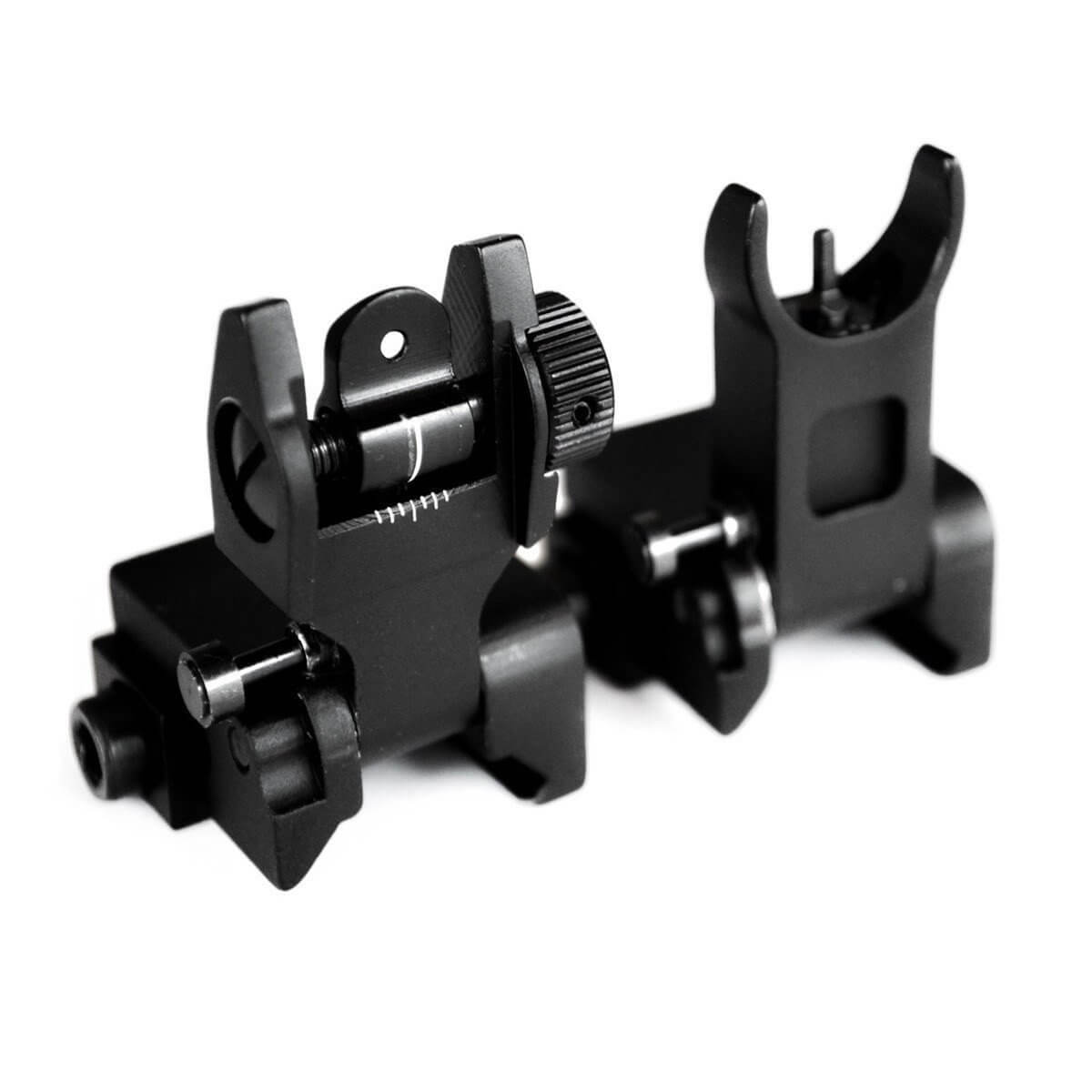 AT3 Pro Series Flip-Up Backup Iron Sights - Front & Rear Set