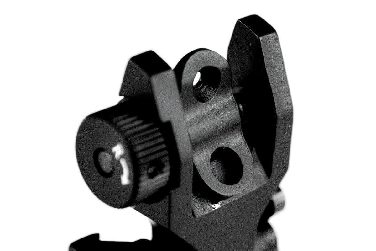 AT3 Pro Series Flip-Up Backup Iron Sights - Front & Rear Set
