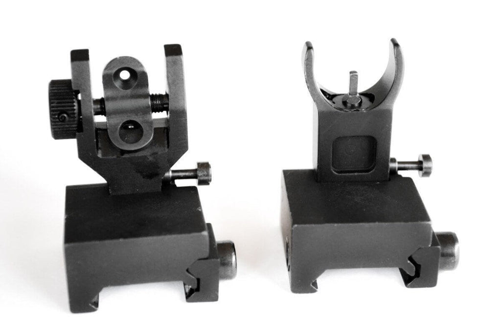 AT3 Pro Series Flip-Up Backup Iron Sights - Front & Rear Set