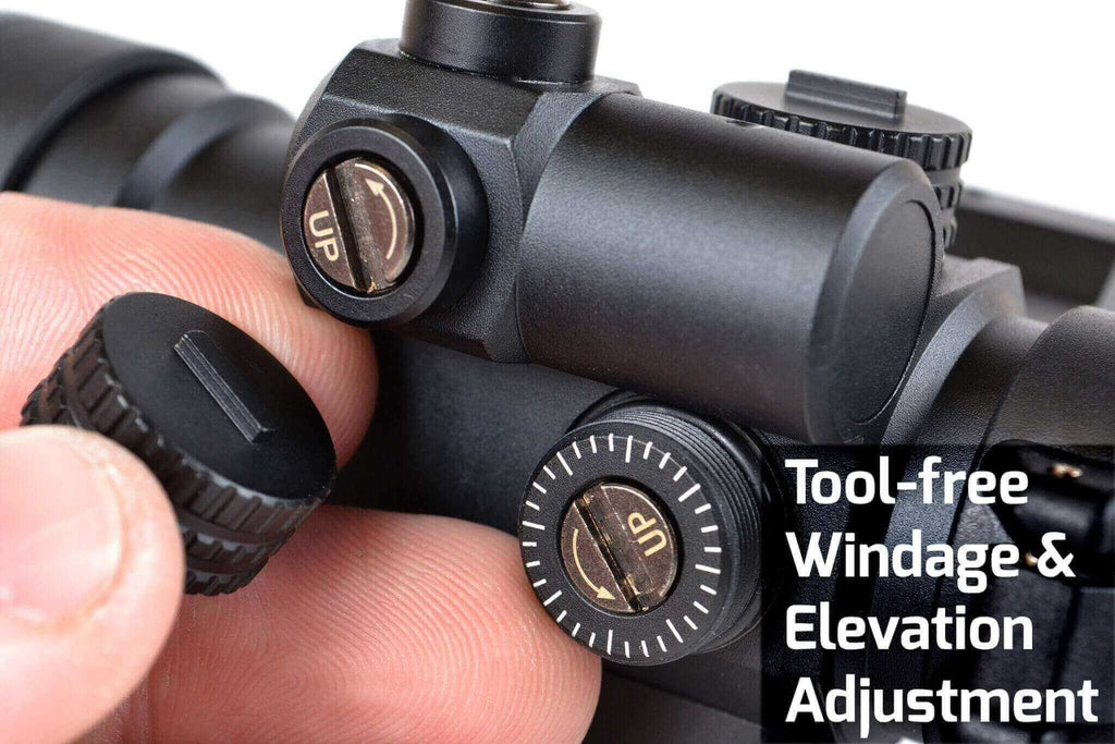 AT3 LEOS Red Dot Sight with Integrated Laser and Riser