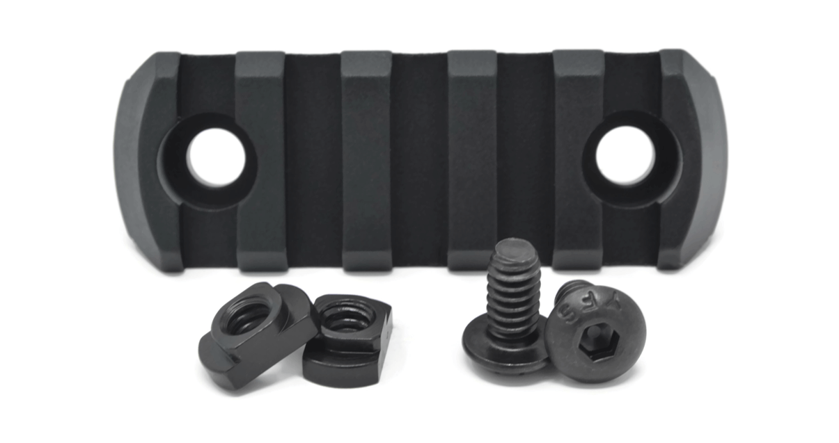 STNGR M-LOK Picatinny Rail Sections - 3, 5, and 7 Slots