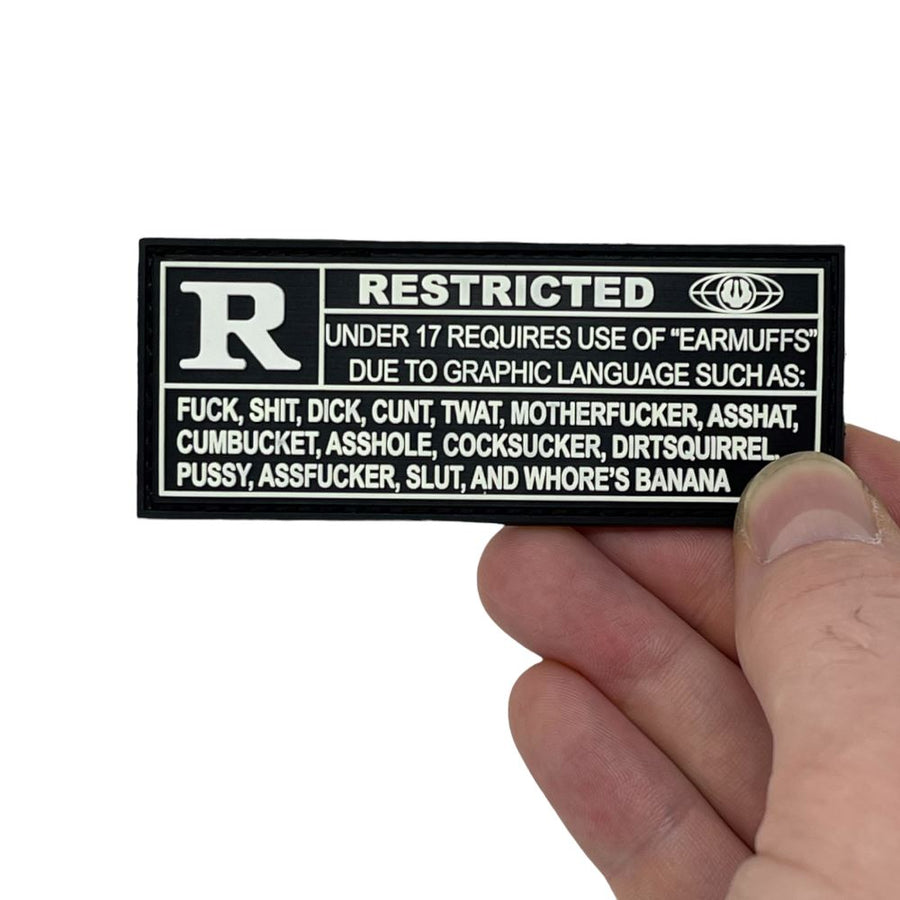 PatchPanel Rated R Patch + Sticker