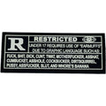 PatchPanel Rated R Patch + Sticker