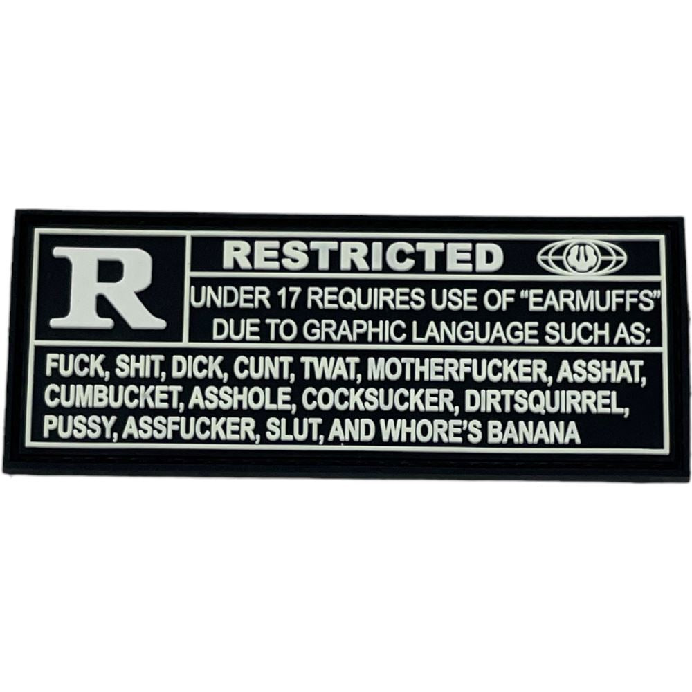 PatchPanel Rated R Patch + Sticker