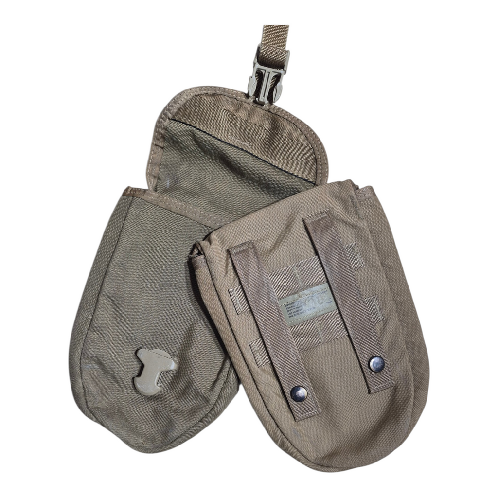 USMC Coyote Tan Entrenching Tool Carrier Pouch issued condition