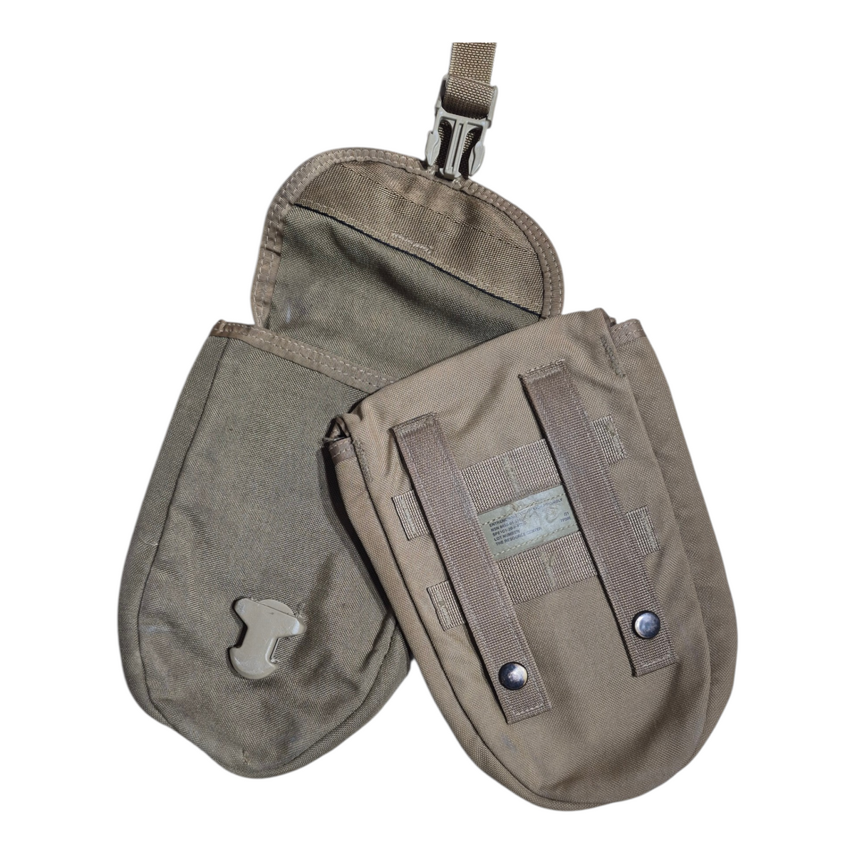 USMC Coyote Tan Entrenching Tool Carrier Pouch issued condition