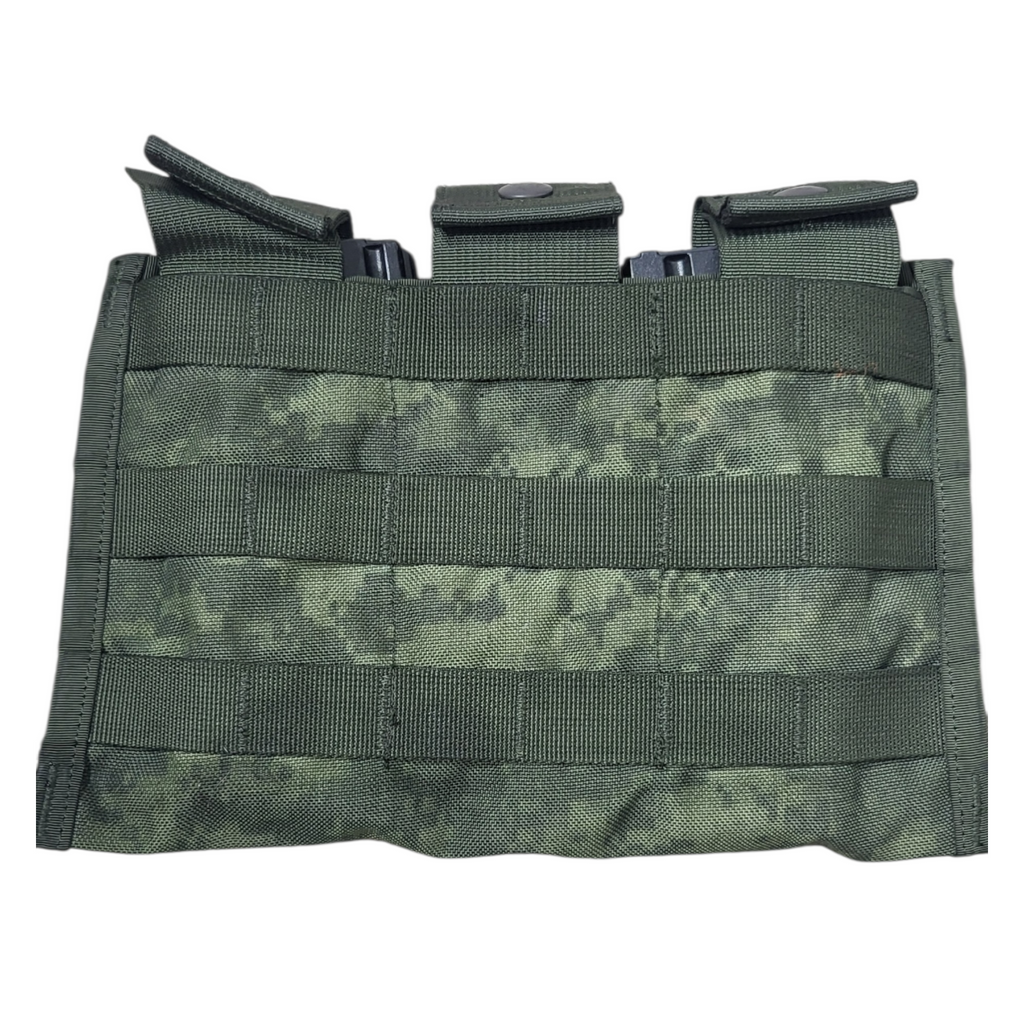 Forest Green dyed ACU Triple M4 Magazine Pouch USGI issued