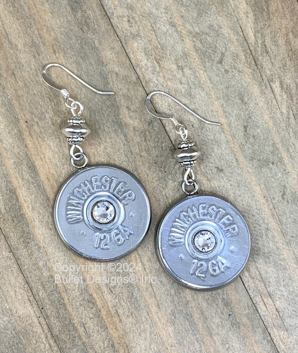 12 Gauge Shotgun Dangle Earrings