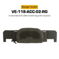 Signal & Steel Layered Admin Pouch – Front Storage Panel for Triple Mag Pouches & Plate Carriers