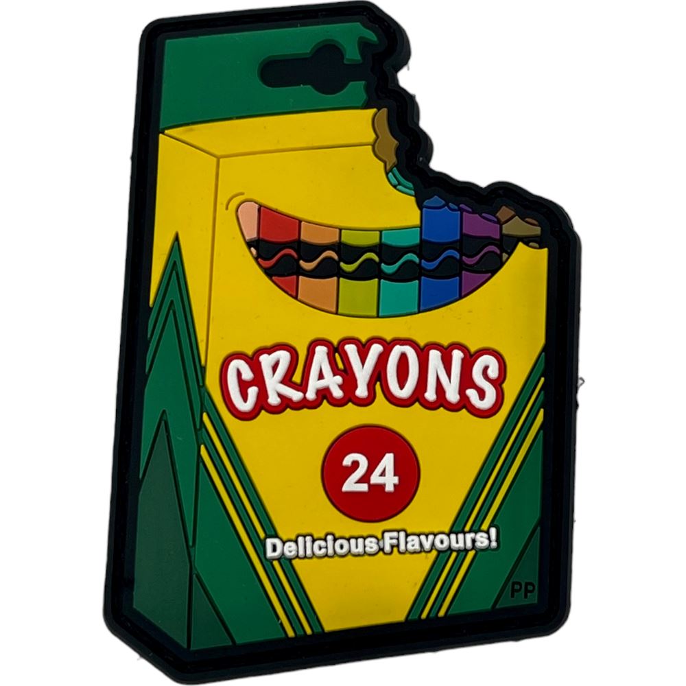 PatchPanel Standard Issue Crayons Patch + Sticker