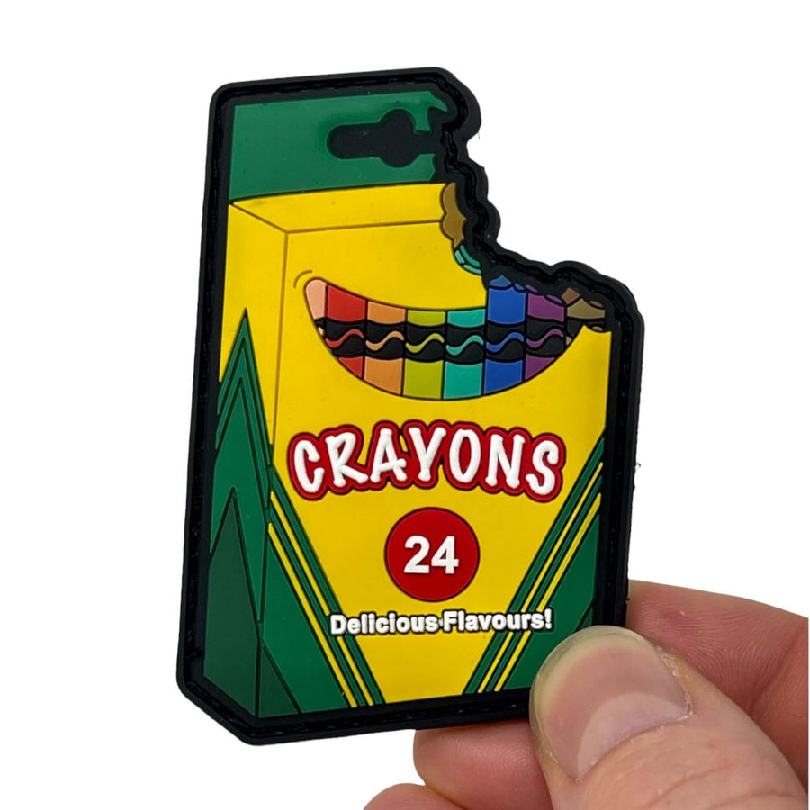 PatchPanel Standard Issue Crayons Patch + Sticker