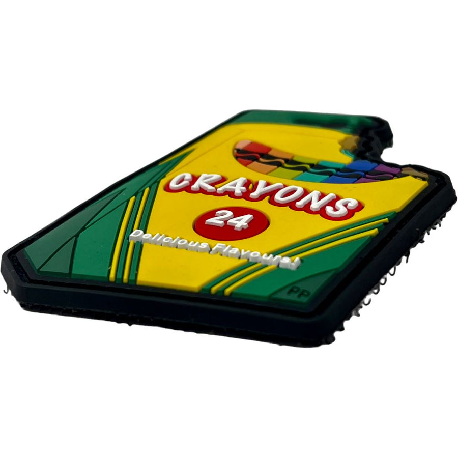 PatchPanel Standard Issue Crayons Patch + Sticker