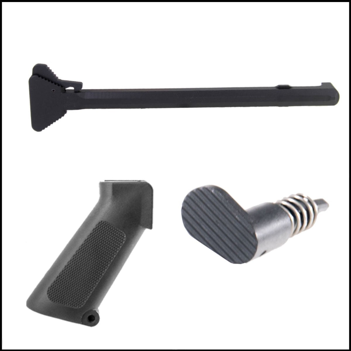 Retro Kit with Tear Drop Forward Assist, A1 Charging Handle & A1 Grip