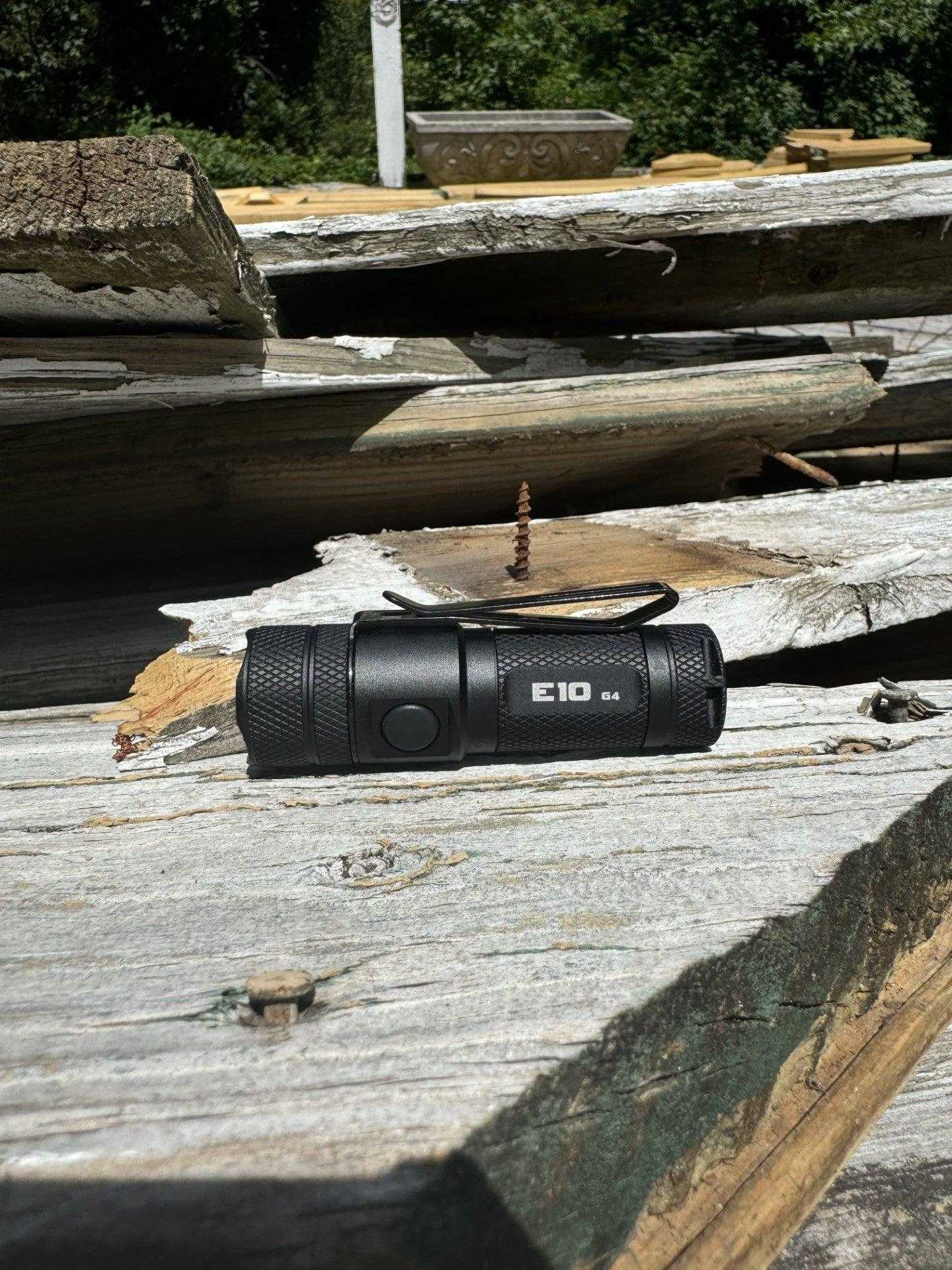 E10-GEN4 1,200 Lumen Magnetic Tail Cap EDC Flashlight
