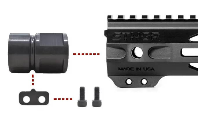 STNGR HWK M-LOK Free Float AR-15 Handguard