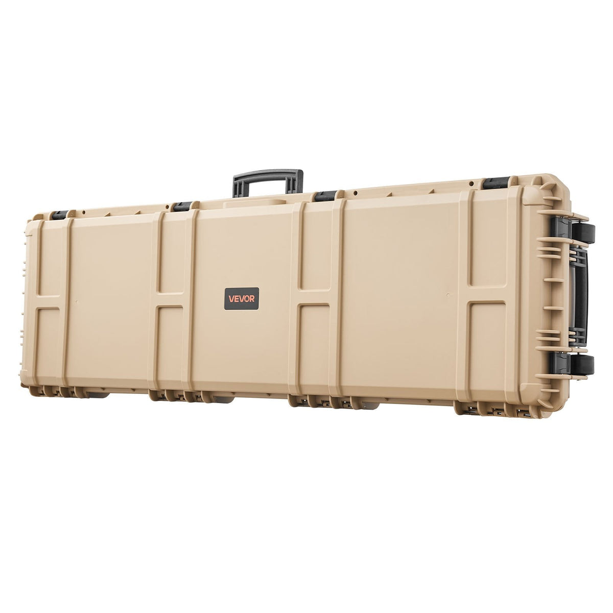 52" Hard Rifle Case, Lockable Rifle Case with Pre-cut Foams, Gun Storage with Wheels, Heavy Duty IP67 Waterproof & Dustproof Pistol Storage Cases for Rifles, Shotguns, Airsoft Guns