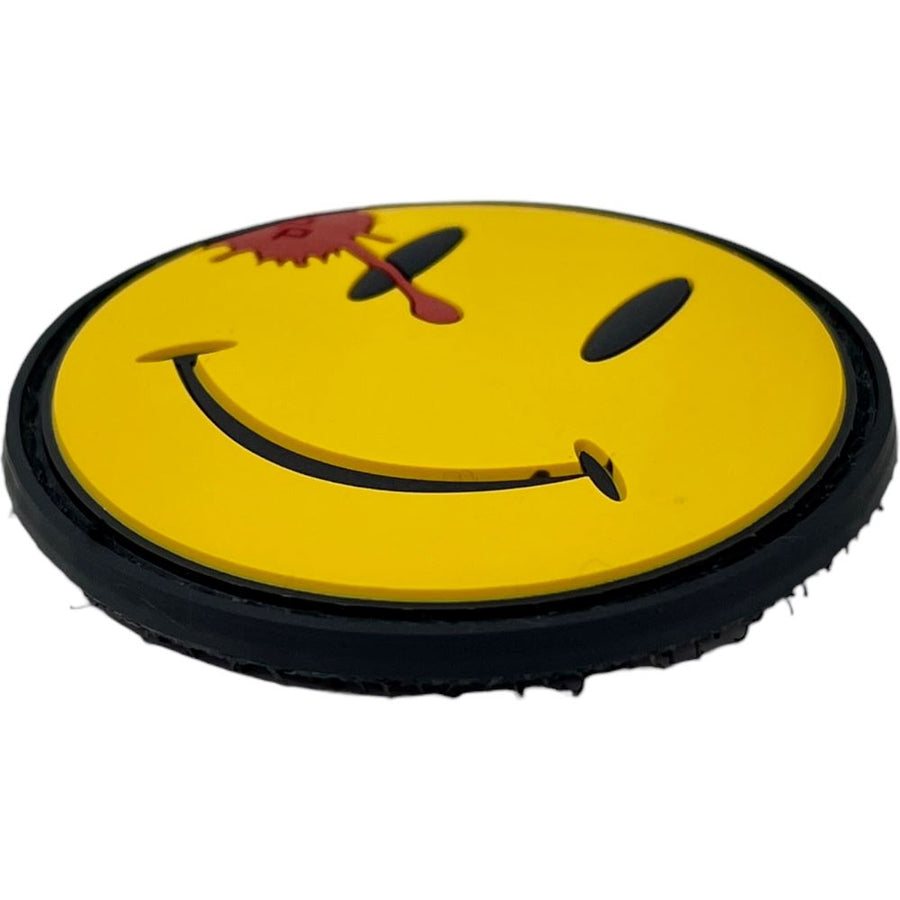 PatchPanel Watchmen-Inspired Smiley Patch + Sticker
