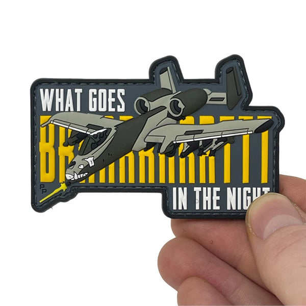 Patch Panel What Goes BRRRRT in the Night PVC Patch + Sticker